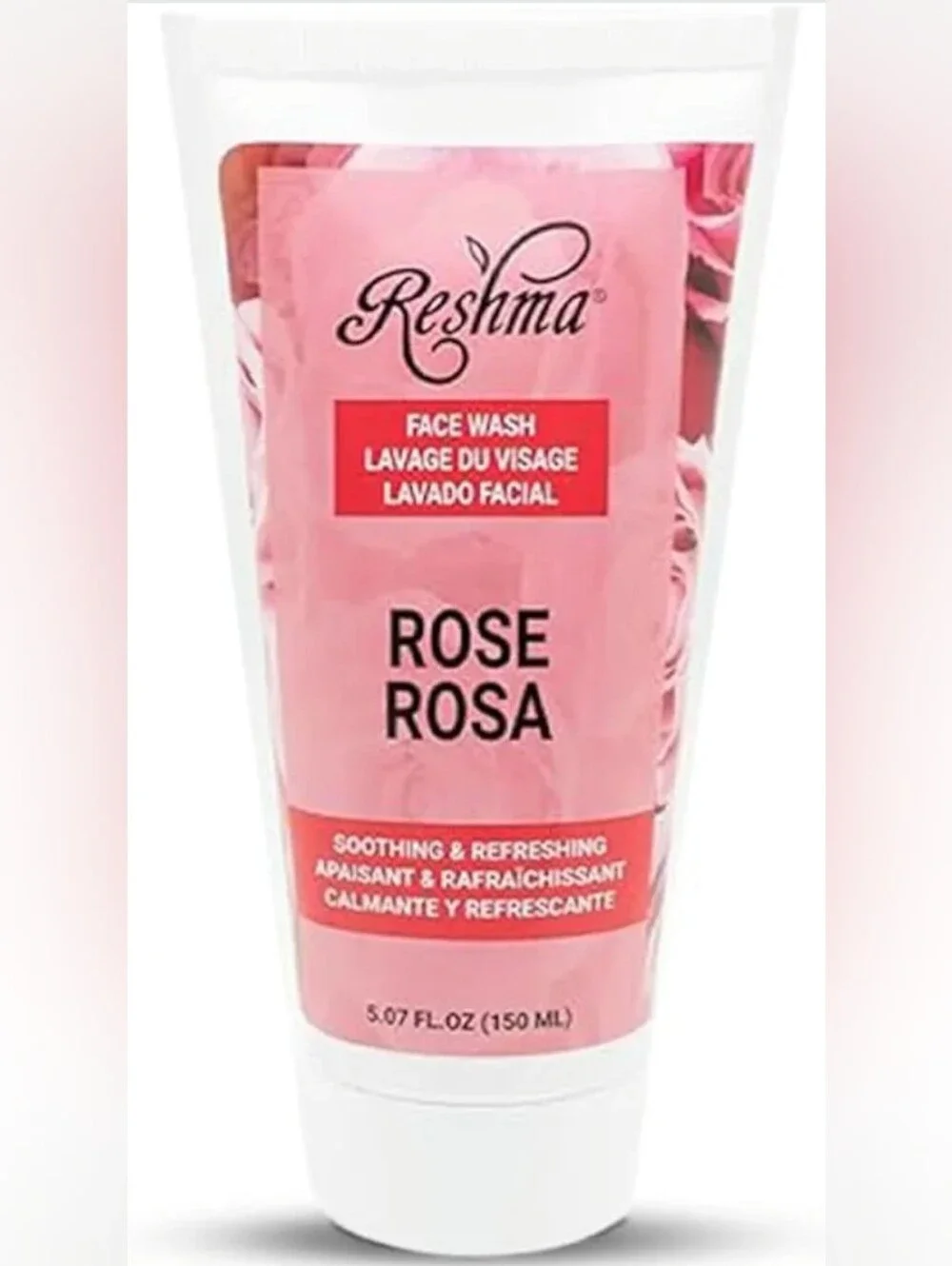 Reshma Rose Face Wash - Soothing Pink Facial Cleanser SEALED
